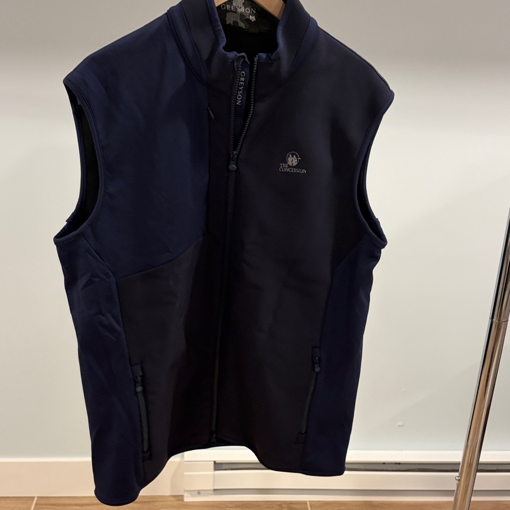 Men's Navy Blue Greyson Vest The Concession